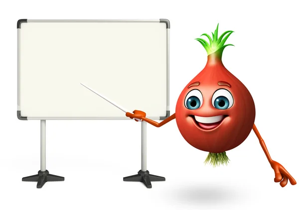 Cartoon character of onion — Stock Photo, Image