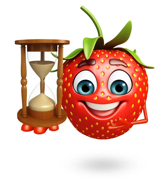 Seriefiguren jordgubbsplantor — Stockfoto
