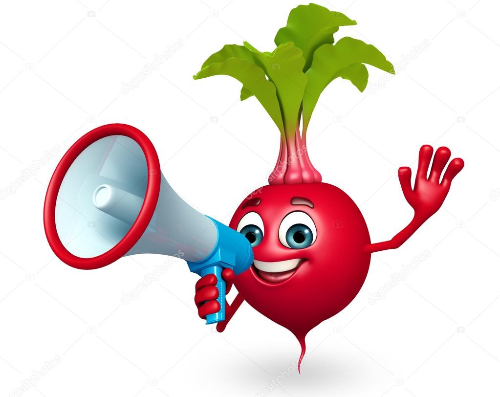 Cartoon character of beet root Stock Photo by ©pixdesign123 81772842