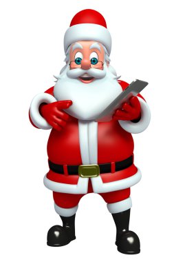 Çizgi film Noel Baba ile not etmek