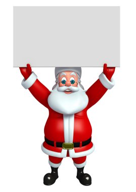 Noel Baba işareti ile çizgi film.