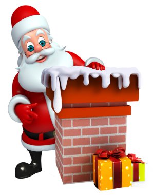 Noel Baba bacadan ile