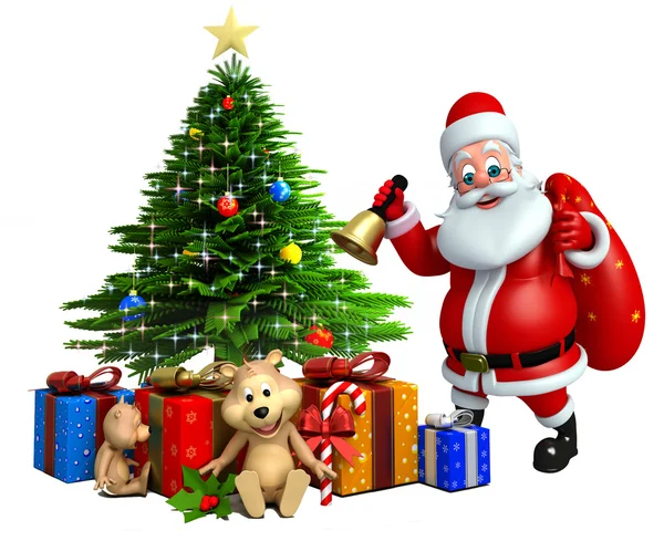 Cartoon Santa Claus — Stock Photo, Image