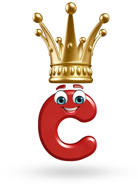 Cartoon Character of alphabet C — Stock Photo, Image