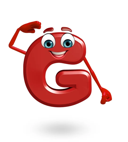 Cartoon Character of alphabet G — Stock Photo, Image