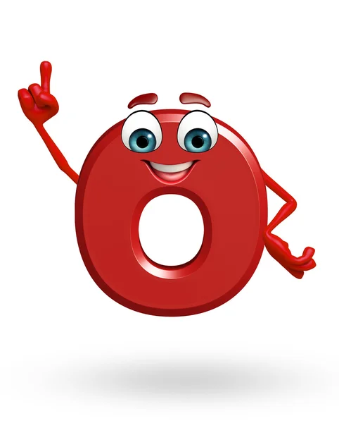 Cartoon Character of alphabet O — Stock Photo, Image