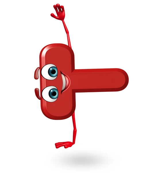 Cartoon Character of alphabet T — Stock Photo, Image