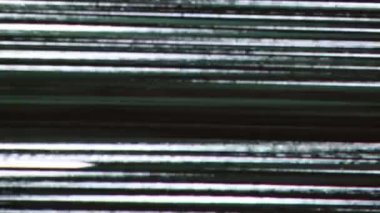 VHS TV Gürültüsü Görüntüsü, siyah ve beyaz, gerçek analog vintage sinyal ile kötü parazit, statik ses arkaplan, hazır