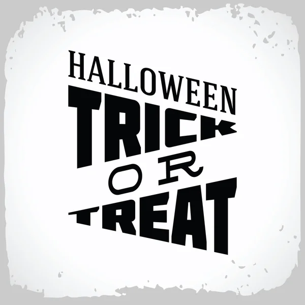 Halloween trick or treat. — Stock Vector
