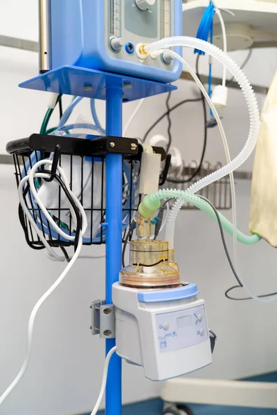 Mekanisk Ventilationsutrustning Lunginflammation Diagnostiserad Ventilation Lungorna Med Syre Ventilation Lungorna — Stockfoto