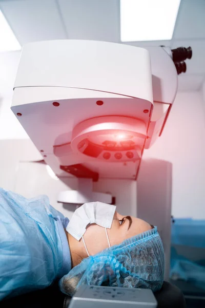Diagnostyczny Sprzęt Kliniczny Profesjonalna Technika Korekcji Oczu — Zdjęcie stockowe