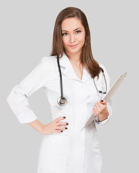 Jovem médica atraente . — Fotografia de Stock