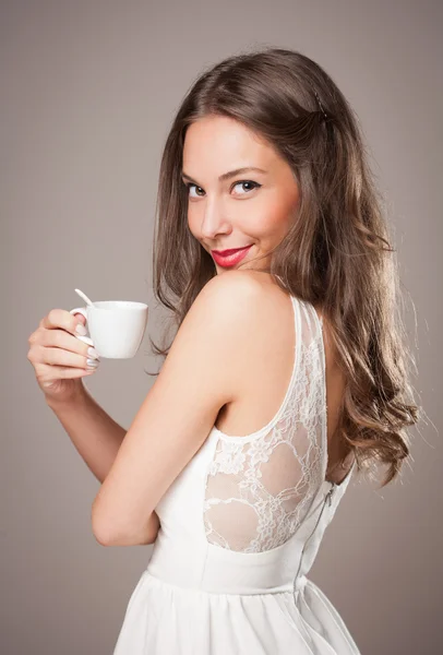 Kaffee-Schönheit. — Stockfoto