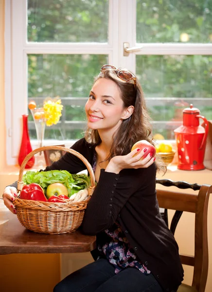 Comer sano — Foto de Stock