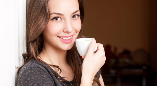 Frischer Kaffee Schönheit. — Stockfoto