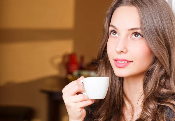 Frischer Kaffee Schönheit. — Stockfoto