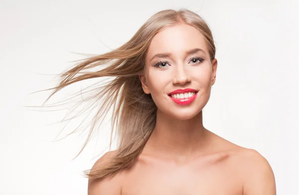 Blonde Make-up Schönheit. — Stockfoto