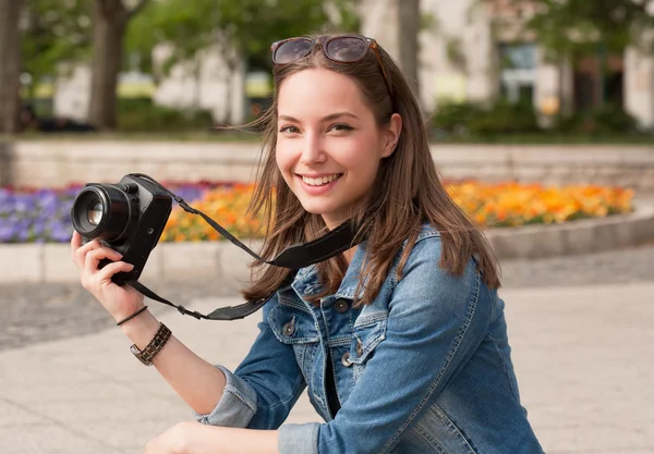 Nemen van herinneringen. — Stockfoto