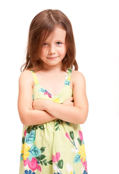 Bonito emocional jovem menina . — Fotografia de Stock