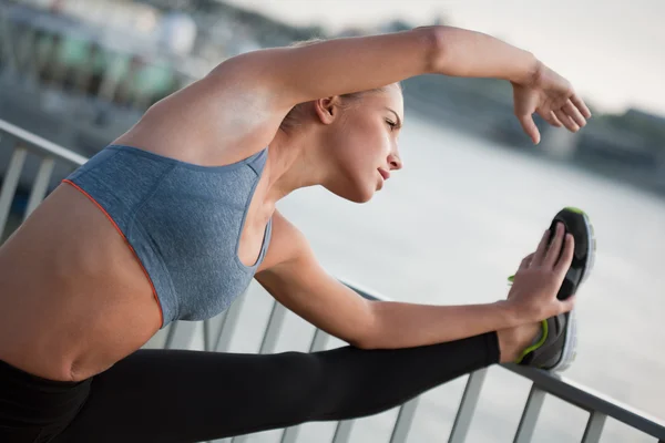 Fit, gezond en gelukkig. — Stockfoto