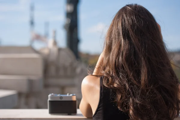 Absorbing the view. — Stock Photo, Image