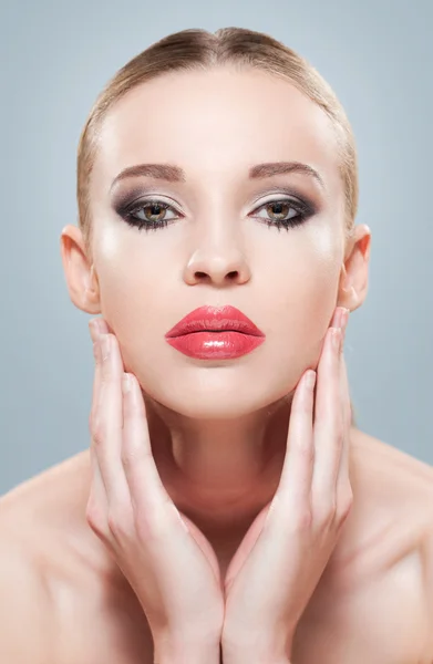 Gorgeous in makeup. — Stock Photo, Image