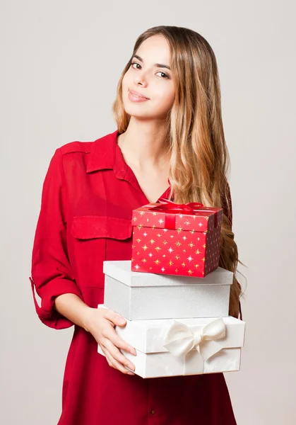 Geschenke zu Weihnachten — Stockfoto