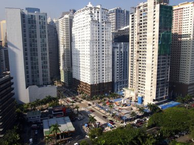 Ticari ve konut binalar Ortigas Merkezi Pasig City, Filipinler
