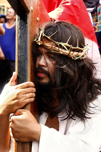 Reenactment Umučení Krista — Stock fotografie