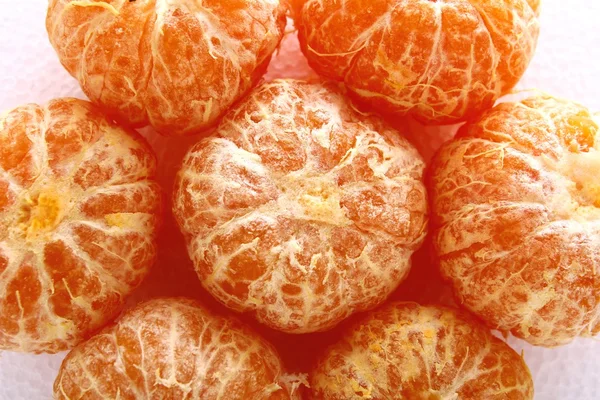Stacks of fresh ripe oranges — Stock Photo, Image
