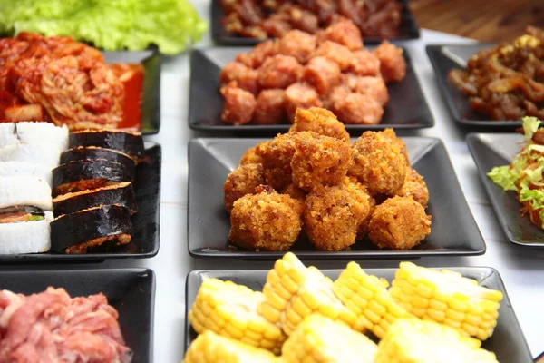Photo Freshly Prepared Korean Food — Stock Photo, Image