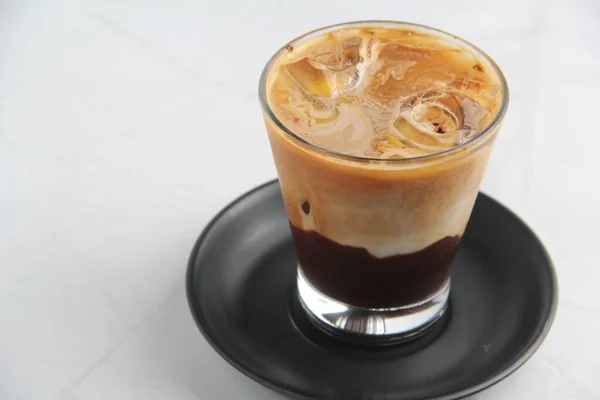 Foto Yang Baru Dibuat Rasa Minuman Kopi — Stok Foto