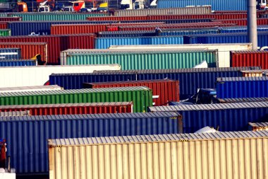 Renkli çelik nakliye konteyner vans