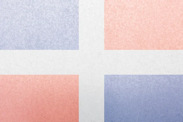 Dominik Cumhuriyeti bayrağı çelik