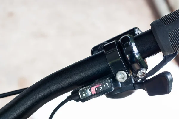 bir bisiklet dişli değiştirici, siyah renk