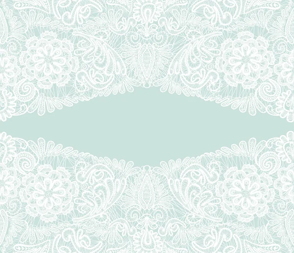 Encaje blanco Fondo floral, flores ornamentales. Elemento para nosotros — Archivo Imágenes Vectoriales