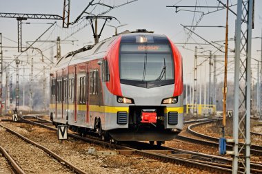 Tren yolculuğu. Lehçe Demiryolları.