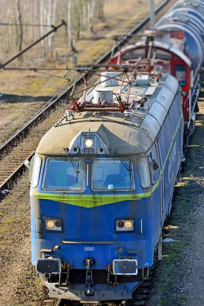 Przewozy ładunków - pociąg — Zdjęcie stockowe