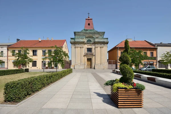 Stad Tomaszow Mazowiecki Polen Kosciuszko — Stockfoto