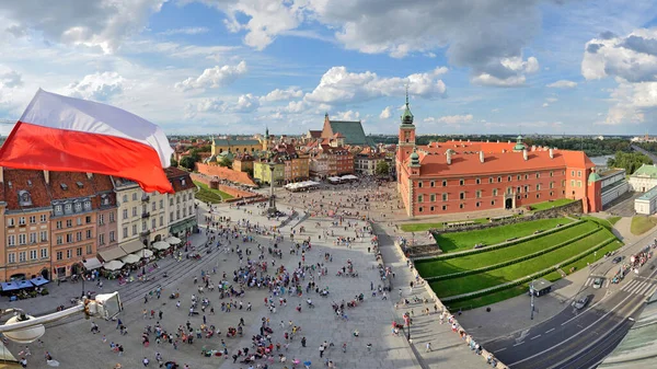 Warszawa Polska Widok Miasto — Zdjęcie stockowe
