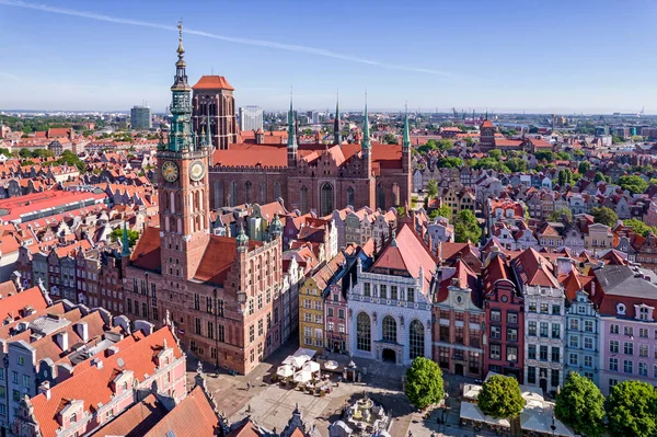 Óváros Gdansk Lengyelország — Stock Fotó