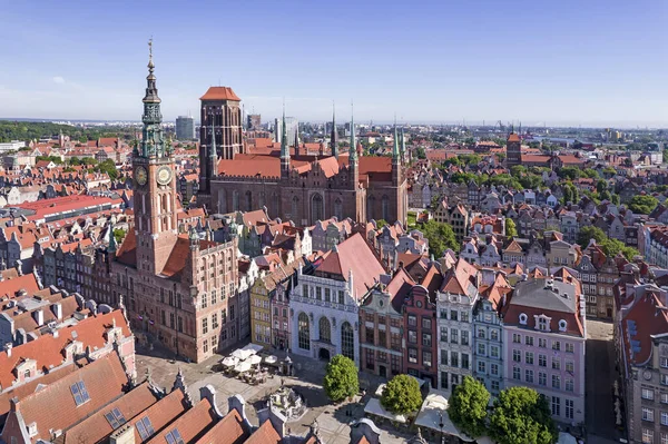 Stare Miasto Gdańsku Polska — Zdjęcie stockowe