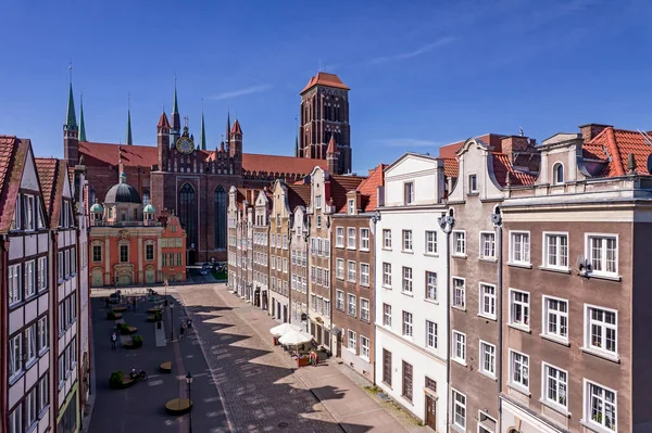 Città Vecchia Danzica Polonia — Foto Stock