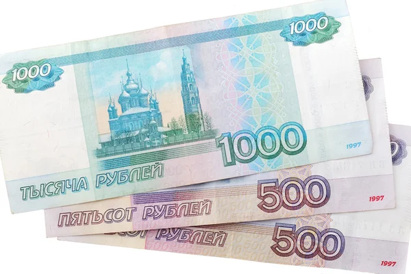 Russische Banknoten — Stockfoto