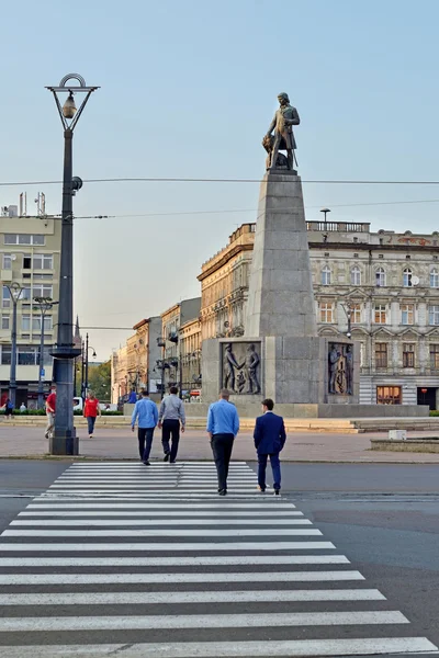 Polish town- Lodz, Poland — Stock Photo, Image