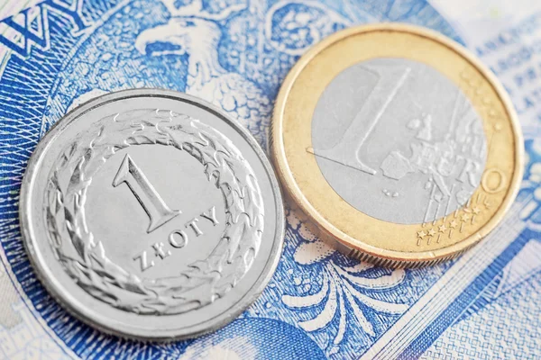 Polnisches Geld — Stockfoto