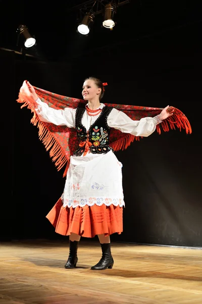 Danza folclórica tradicional polaca — Foto de Stock