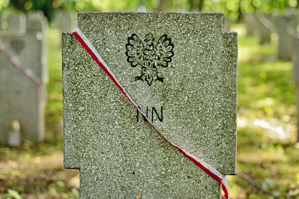 Польское кладбище героев — стоковое фото