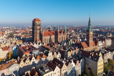 Eski Şehir Manzarası - Gdansk, Polonya