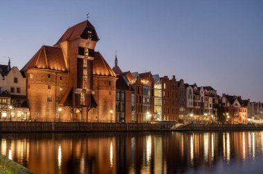 Eski Port Crane, Gdansk, Polonya
